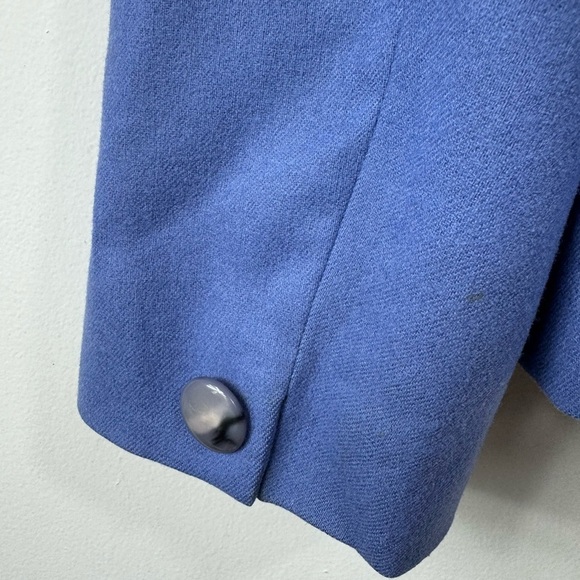 Vintage Pendleton Size 16 40” Chest 100% Wool Single Button Blue Blazer Jacket - Picture 6 of 8